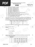 Operations Research: B.E. (Mechanical Engineering) Sixth Semester (C.B.S.)