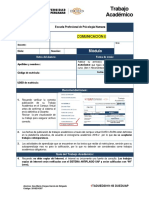 Trabajo de Comunicación en Psicologia