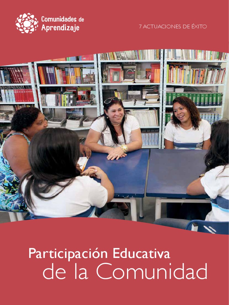 Participacion Educativa de La Comunidad PDF Salón de clases