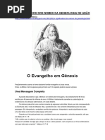 Significados Dos Nomes Da Geneologia de Adão
