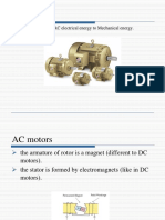 AC Motors: AC Motors Convert AC Electrical Energy To Mechanical Energy