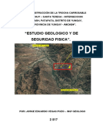 Estudio Geologico Trocha Huanchuy - Santa Teresa