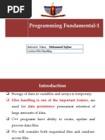 File Handling