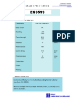 Grade Specification: Carbone Lorraine