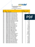 Lista de Precios - Frontel SEPTIEMBRE 2016