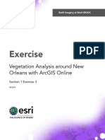 Exercise: Vegetation Analysis Around New Orleans With Arcgis Online