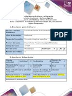 Guía de actividades y rúbrica de evaluación - Paso 3 - Diseño de actividades para el DPLM.docx