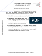 Formación Mínima Exigible para Trabajar en Obra