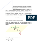 Campo magnético: características y creación por cargas