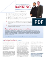 Career in Banking Brochure