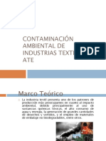 Contaminación Ambiental de Industrias Textiles en Ate