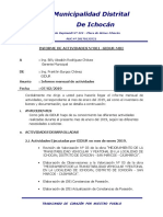 Informe de Actividades