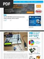 RS485 ModBus Serial Communication Using Arduino Uno as Slave