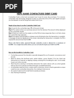 Contactless Debit Card PDF