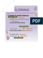 Complex Sentences