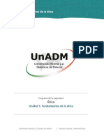 Unidad 1. Fundamentos de La Etica Contenido Nuclear PDF