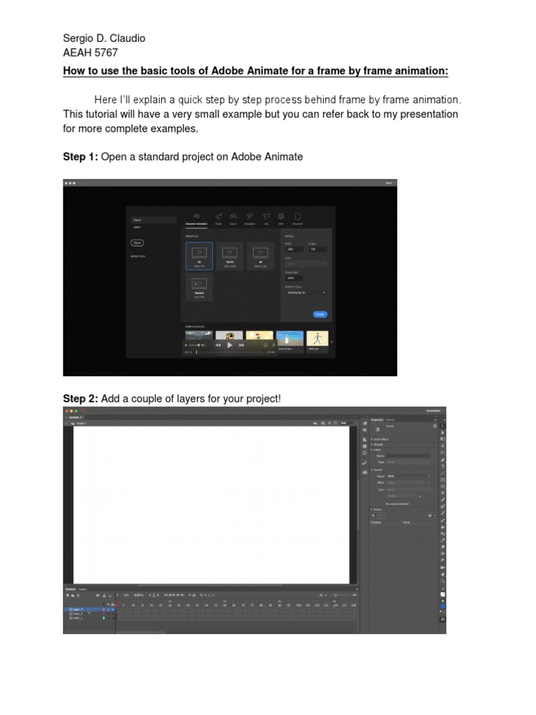 Animate Handout | PDF