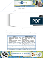 Learning Activity 3 Evidence: All in The Past: Fuente: SENA