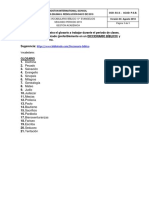 VOCABULARIO BÍBLICO 6°- 2019