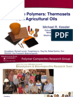 Sustainable Polymers: Thermosets From Agricultural Oils: Michael R. Kessler