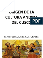 ORIGEN DE LA CULTURA ANDINA DEL CUSCO.pptx