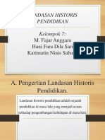 Landasan Historis Pendidikan