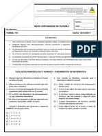 Avaliação Periódica   101 Fundamentos de Informática 20171006   Silvano.pdf
