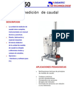 Banco de Medicion de Caudal Autonomo BMD150