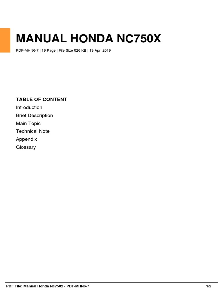TOP SPEED ON NC750X MANUAL intelligence overview