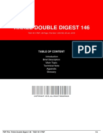 Tinkle Double Digest 146: Table of Content