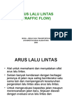 Arus Lalu Lintas (Traffic Flow) : S0324 - Rekayasa Transportasi Universitas Bina Nusantara 2006