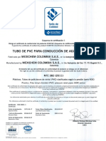 Tubos de PVC para Conducci N de Agua A Presi N Pavco NTC 382