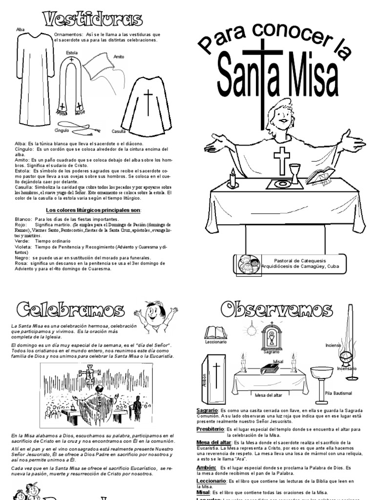 PDF Folleto Sobre La Misa PDF Misa (liturgia) eucaristía