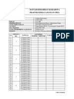 Daftar Absensi Pkl