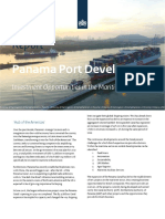 Report on Investment Opportunities in Panama's Growing Maritime Sector