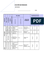 Matriz de identificación de riesgos GTC 45