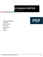 Manual Hyundai Porter