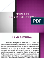 PROCESAL CIVIL III Tema 12 La Vía Ejecutiva.pdf