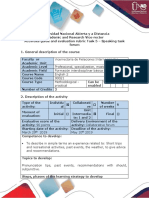 Activities Guide and Evaluation Rubric Task 4 - Speaking Task Forum - 2019 - 1601 PDF