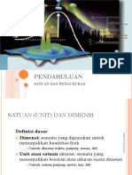 Pendahuluan - Satuan Dan Pengukuran 2018