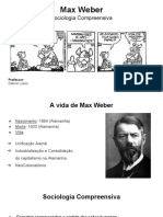 Max Weber: A Sociologia Compreensiva