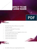 Perfect To Me by Anne Marie