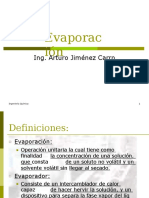 Oreraciones Diapositivas de Evaporadores 