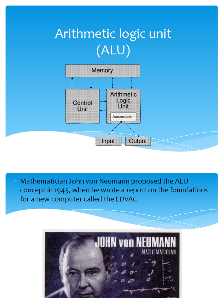 Understanding Arithmetic Logic Units | PDF | Central Processing Unit ...