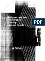 Design of Concrete Structures For Retaining Aqueous Liquids by R. Cheng PDF