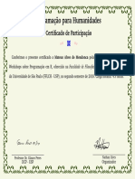 Certificado Curso R