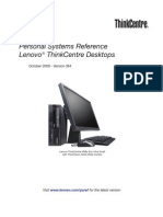 Personal Systems Reference Lenovo Thinkcentre Desktops: October 2009 - Version 364