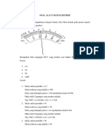 Soal Alat Ukur Elektrik