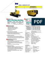 Diesel Generator Set Specifications and Features