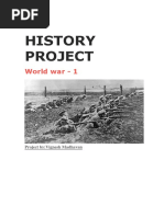 History Project: World War - 1